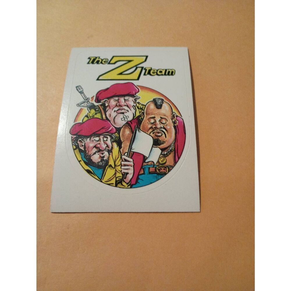 1983 General Mills Zero Hero Trading Card Sticker #44 The Z Team